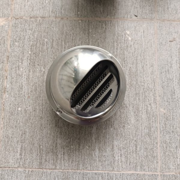 Chụp che mưa inox D100mm